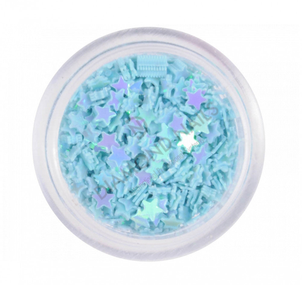 Light blue plastic star