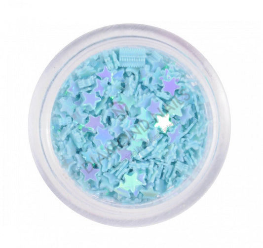 Light blue plastic star